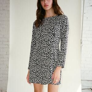 Lisa Says Gah Inez Dress Black White NWT